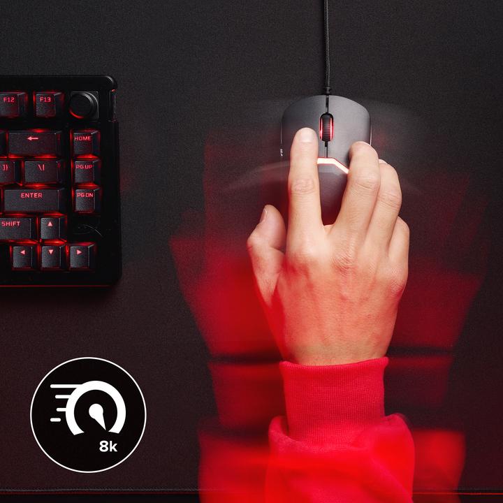 Image du produit HP Souris gamer HyperX Pulsefire Saga (noire) (Filaire)