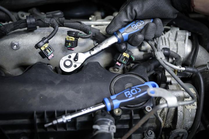 Actual product image BGS Socket Set, Gear Lock 6.3 mm (1/4") Drive 39 pcs.