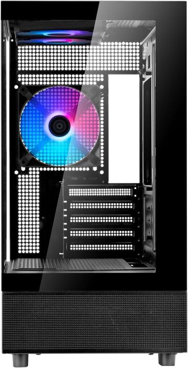 Immagine prodotto Silverstone Lucid 04 (schwarz, Tempered Glass x 2) (mATX, Mini-ITX)