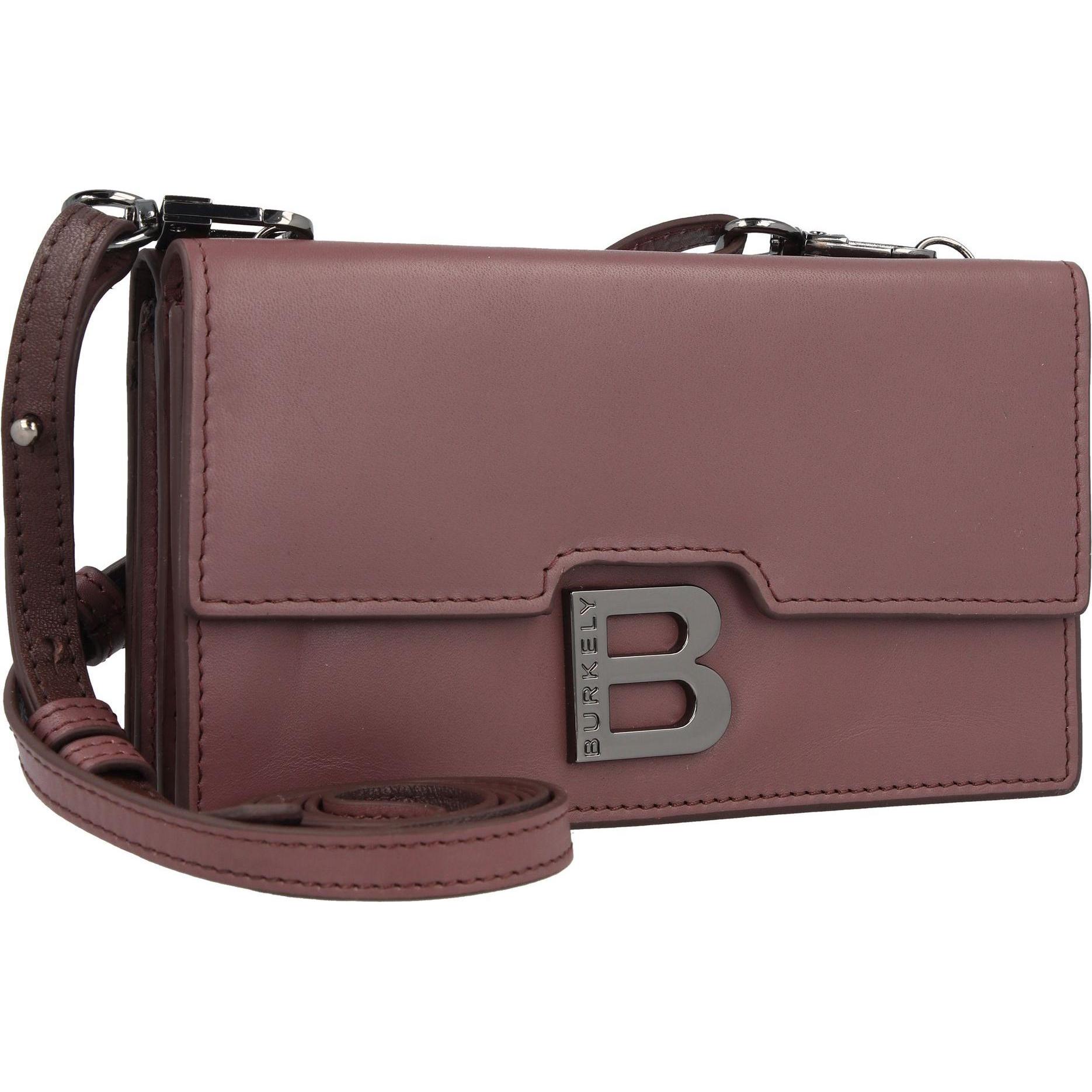 Thumbnail - Burkely, Handtasche, Modest Meghan Handytasche Leder 17,5 cm, Violett