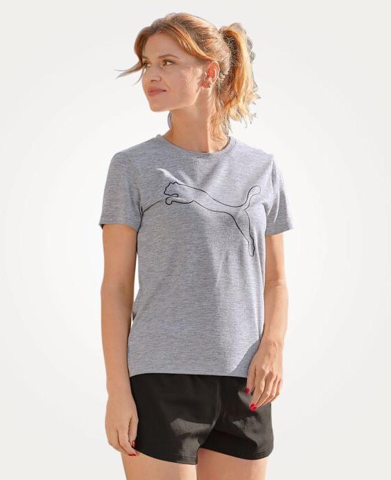 Produktbild Puma W TAD ESSENTIAL Heather Logo Tee (M)