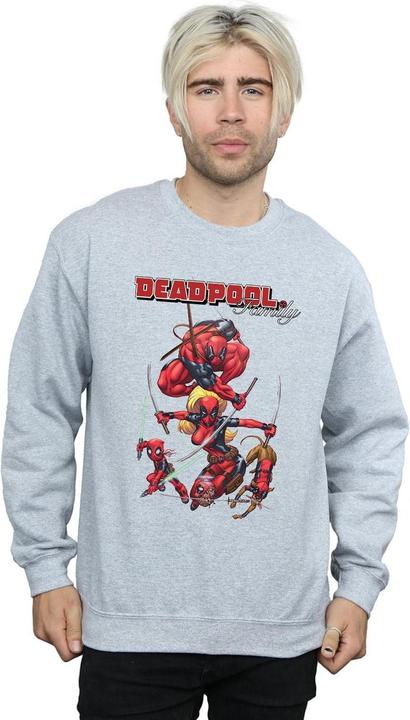 Actual product image Mens Deadpool Family Sweatshirt (XXL)