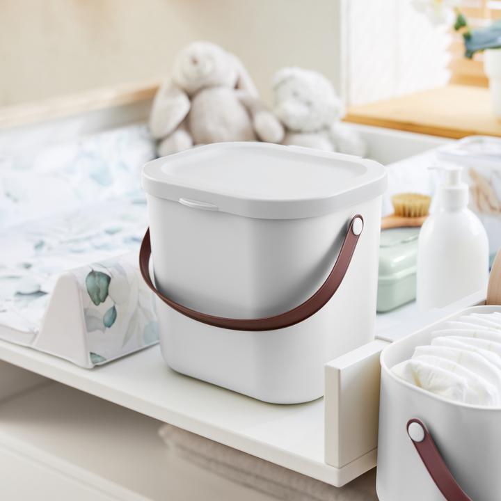 Produktbild Rotho Babydesign Windeleimer YUMA 6 l Mistletoe White