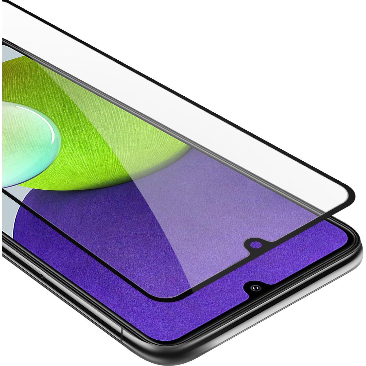 Thumbnail - Cadorabo Vollbild Displayschutzglas (1 Stück, Samsung Galaxy A22), Smartphone Schutzfolie, Schwarz