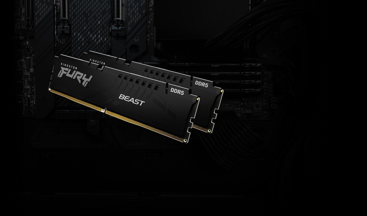 Actual product image Kingston FURY Beast (1 x 16GB, 6000 MHz, DDR5 RAM, DIMM)