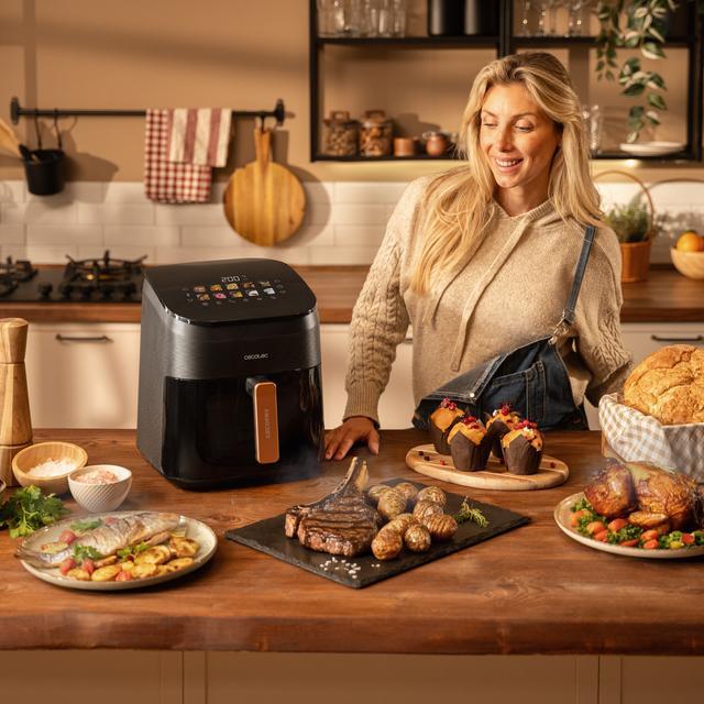 Actual product image Cecotec Cecofry&Grill Smokin' 6500