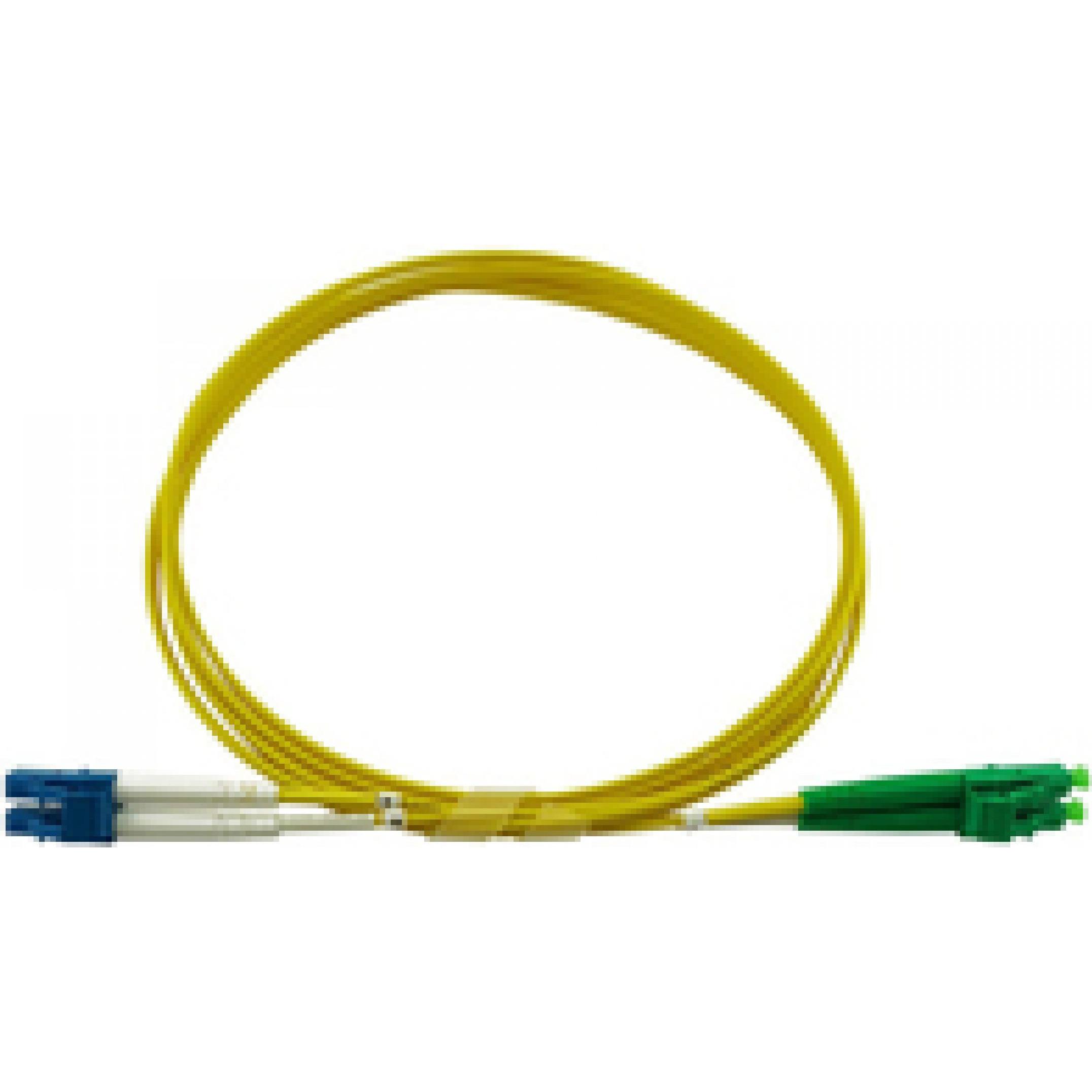 BlueOptics Duplex LWL Patchkabel LC-UPC/LC-APC Singlemode 0.5 Meter (CAT6, 0.50 m), Netzwerkkabel