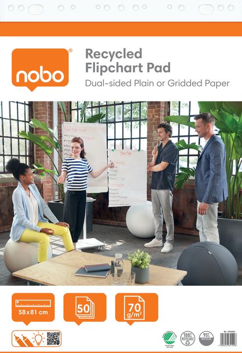 Produktbild Nobo Flipchartblock Reycycling