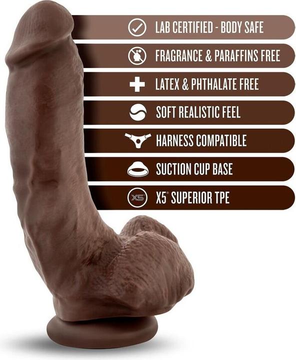 Image du produit Blush Coverboy The Mechanic - 9 Pouces Réaliste Suction Cup Harness Compatible Dildo Sex Toy pour Hommes