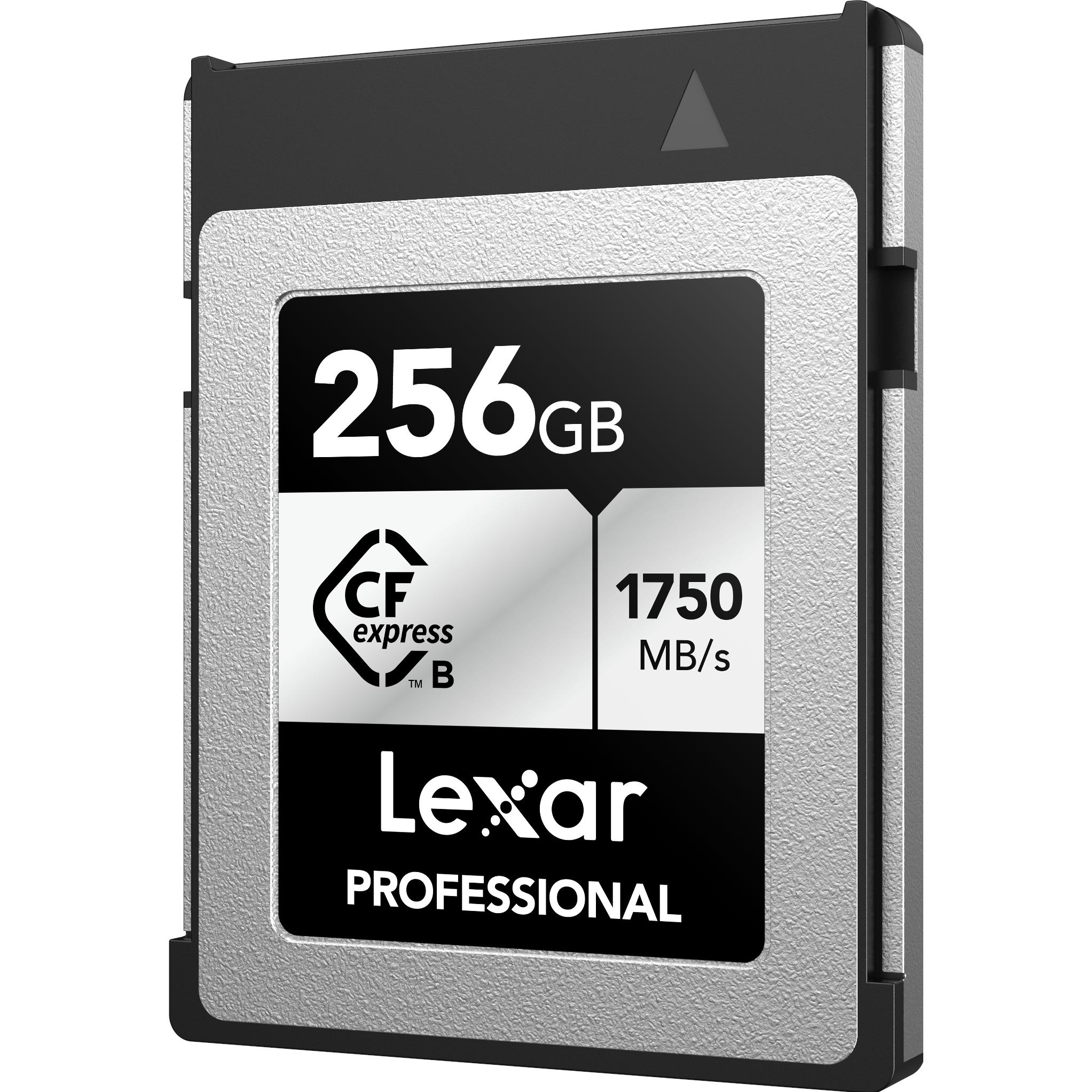 Lexar Serie Professional Silver (256 GB, CFexpress tipo B), Scheda di memoria, Argento, Nero