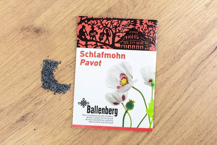 Actual product image Zollinger Bio Papaver/Poppy, White Cloud (Ballenberg Edition)