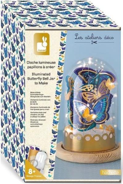 Actual product image Janod Butterfly glass bell jar