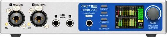Produktbild RME Audio RME Fireface UCX II Interface mit 2x XLR-Kabel (USB)