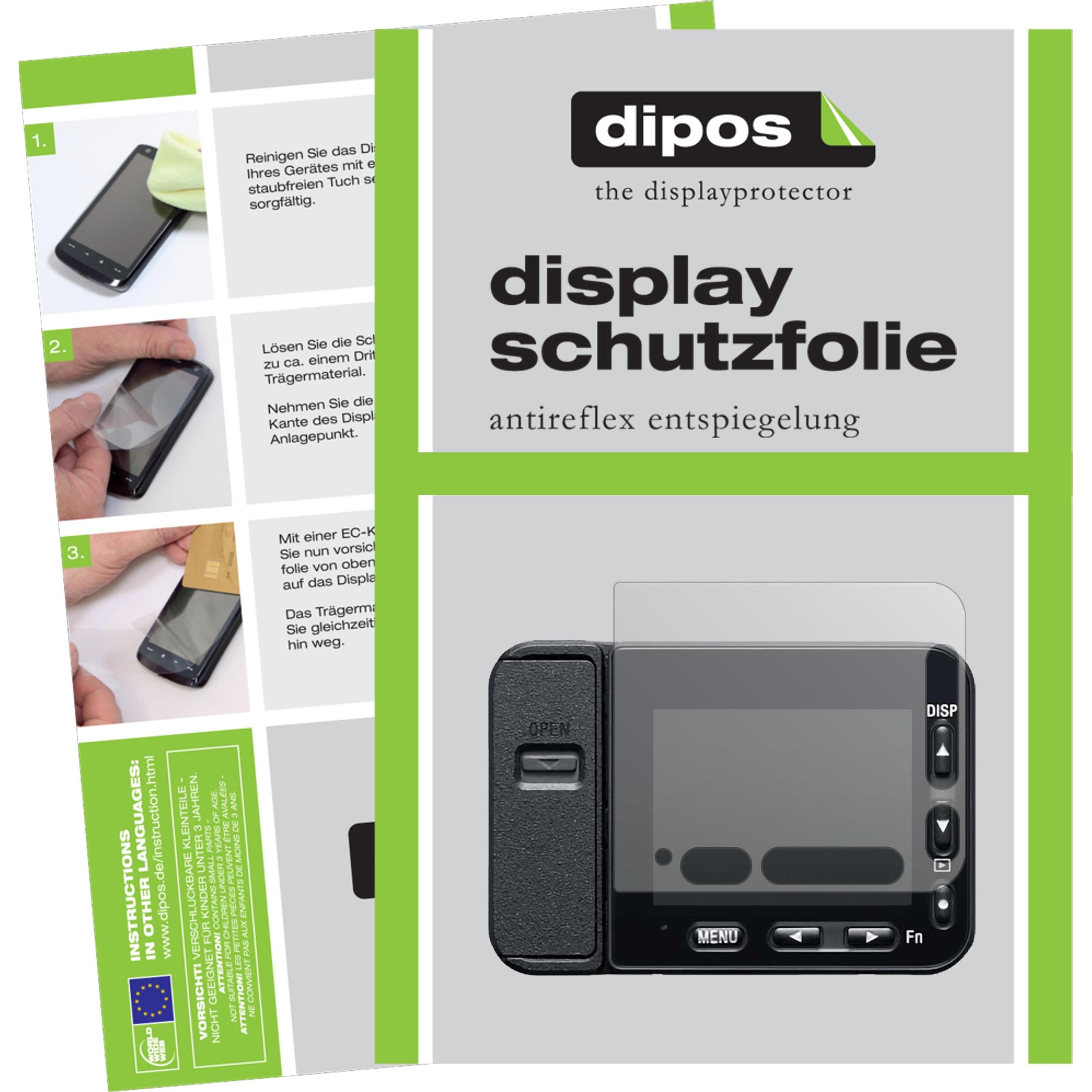 Dipos Displayschutzfolie Antireflex (Displayschutz, DSC-RX10 II), Kameraschutz, Transparent