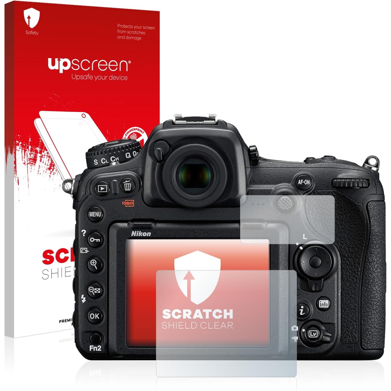 upscreen Scratch Shield Displayschutz (Displayschutz, D500), Kameraschutz, Transparent