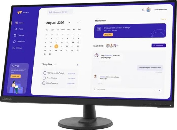 Actual product image Lenovo D32u-45 (3840 x 2160 Pixels, 31.50")
