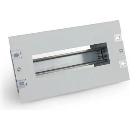 Triton 10-Schutzschalterleiste 3 HE, zerlegbar, mit Hutschiene, schwarz, Accessori per armadio rack, Nero