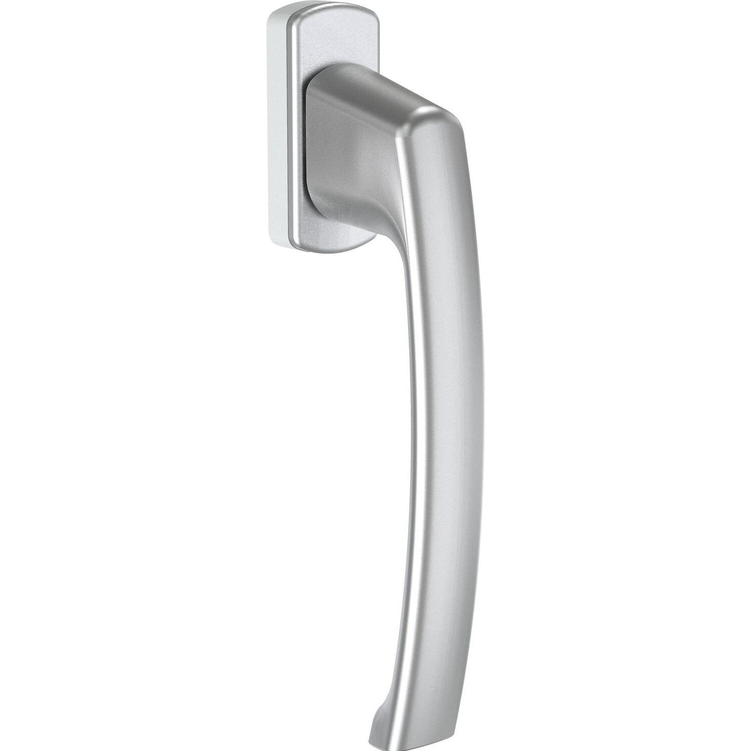 Maco, Türgriff + Fenstergriff, SKB-S/SE/PAS Drehgriff, ohne Vierkantstift, Aluminium silber eloxiert (Türgriff)