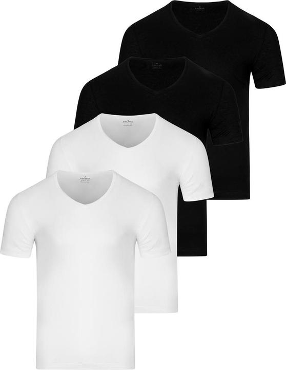 Produktbild Ragman 4er Pack Basic Unterhemd / Shirt Kurzarm (M)