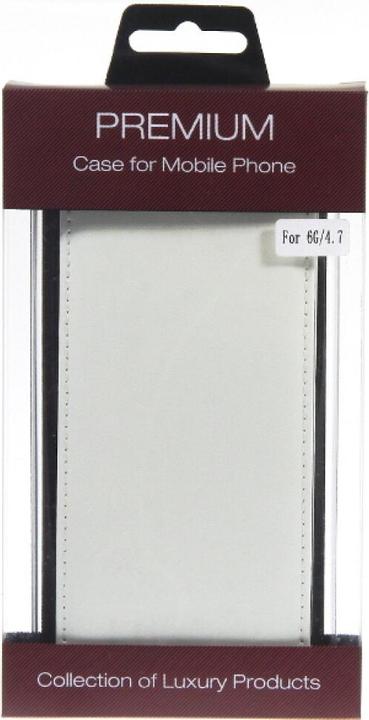 Produktbild OEM Slim leather Flip Case iPhone 6, 6s - White (Apple iPhone 6s, Apple iPhone 6)