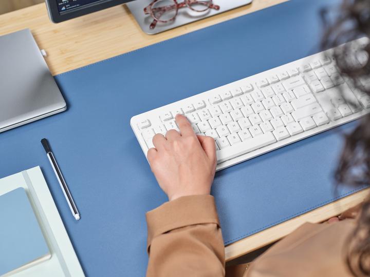 Actual product image Trust Ody Ii Wl Keyboard Mouse Wht Us (US, Wireless)