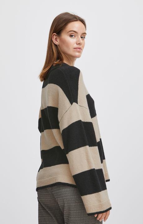 Actual product image B.young BYOMARTHA STRIPE JUMPER - 20813889 (S)