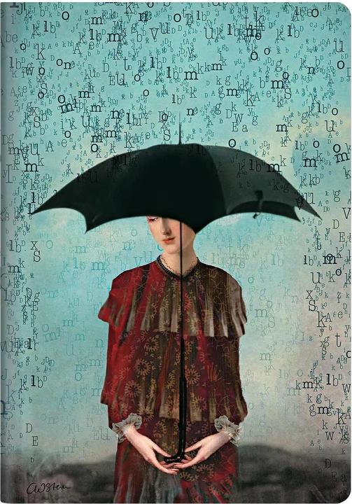 Actual product image Paperblanks Notebook Wordscapes A5, dotted, multicoloured (A5, Dotted, Hardcover)