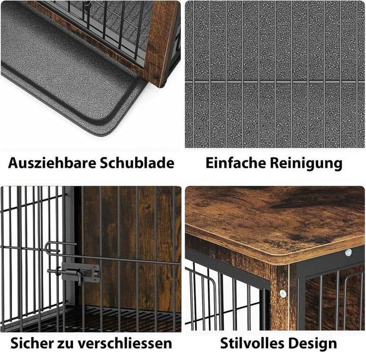 Produktbild Hermex Hundebox Katzenhaus Kaninchenstall Kleintierkäfig Hundekäfig Gehege