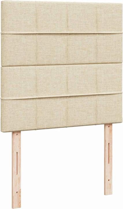 Produktbild vidaXL Bo x springbett mit Matratze 90 x 200 cm Stoff (90 x 200 cm)