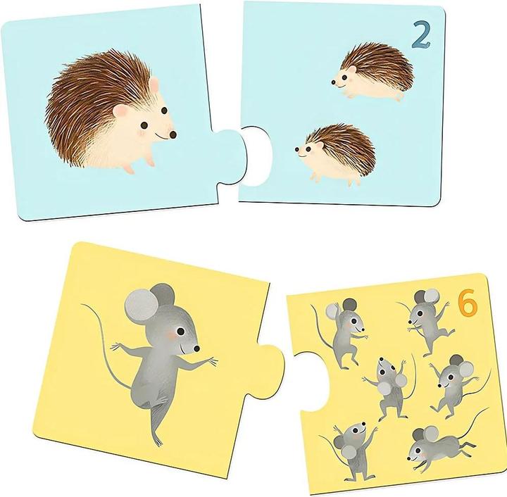 Produktbild Djeco Puzzle Duo Tierbabys (2 Teile)