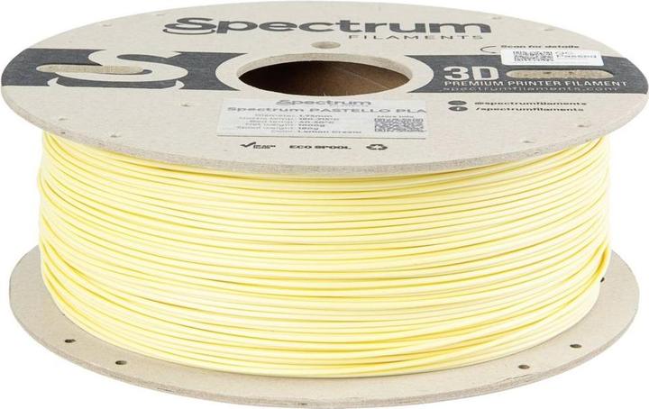 Produktbild Filament PLA Pastello lemon cream 1.0kg 1.75mm (1.75 mm, 1000 g)