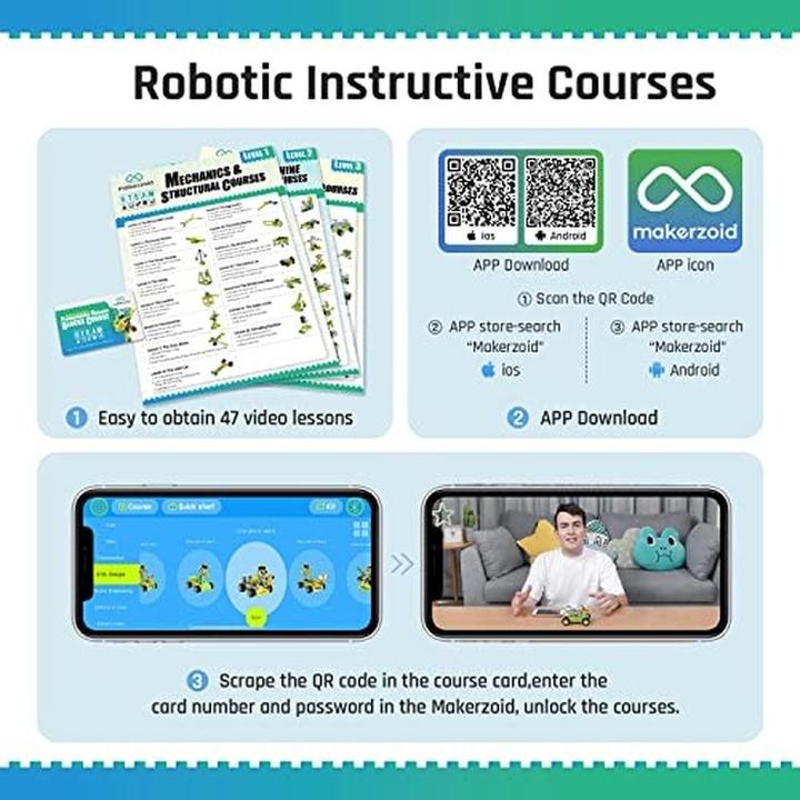 Actual product image Makerzoid robot master premium from 6 years