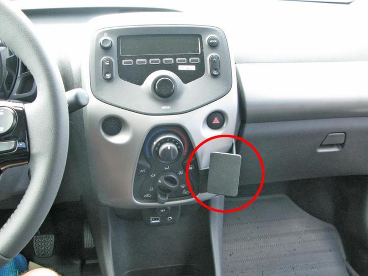 Image du produit Brodit 855035 Support Peugeot 108 14-