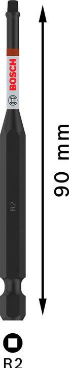 Produktbild Bosch Professional Zubehör PRO Robertson Impact Bit, R2, 90 mm