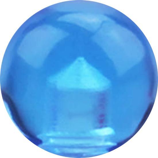 Immagine prodotto Star Piercing Micropalla blu chiaro trasparente (Materiale sintetico, senza ottone)
