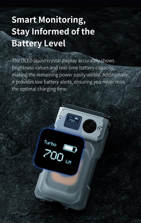 Actual product image Wuben X3charging station (7 cm, 700 lm)