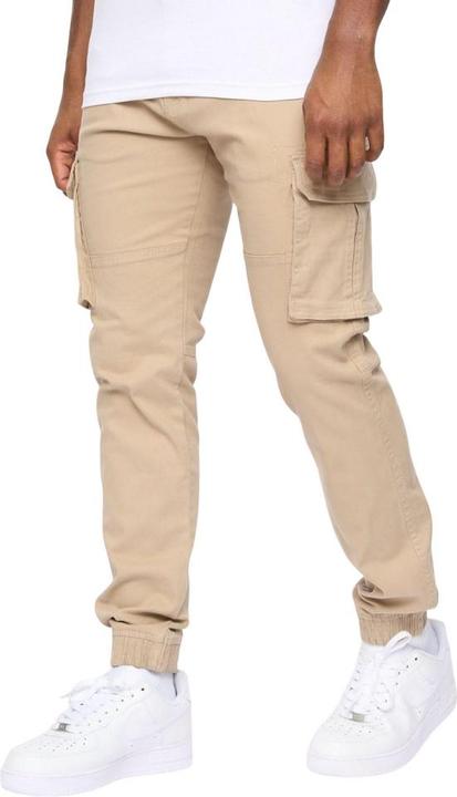 Actual product image Crosshatch Mens Frentons Leather Patch Cargo Trousers (Frequency band 38 (2600 MHz))