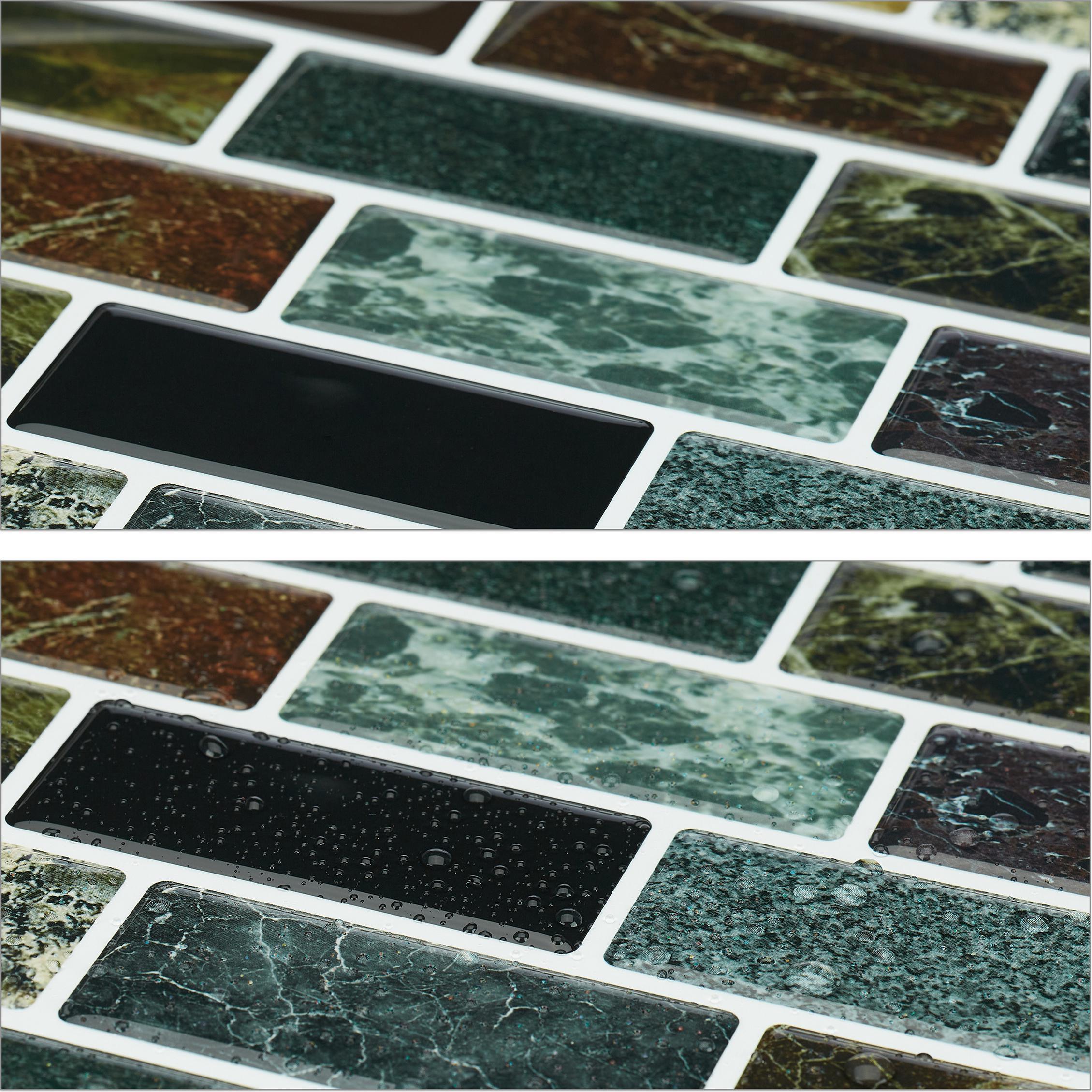 Thumbnail - Relaxdays, Dekofolie, Fliesenaufkleber (31 x 0.1 x 31 cm)