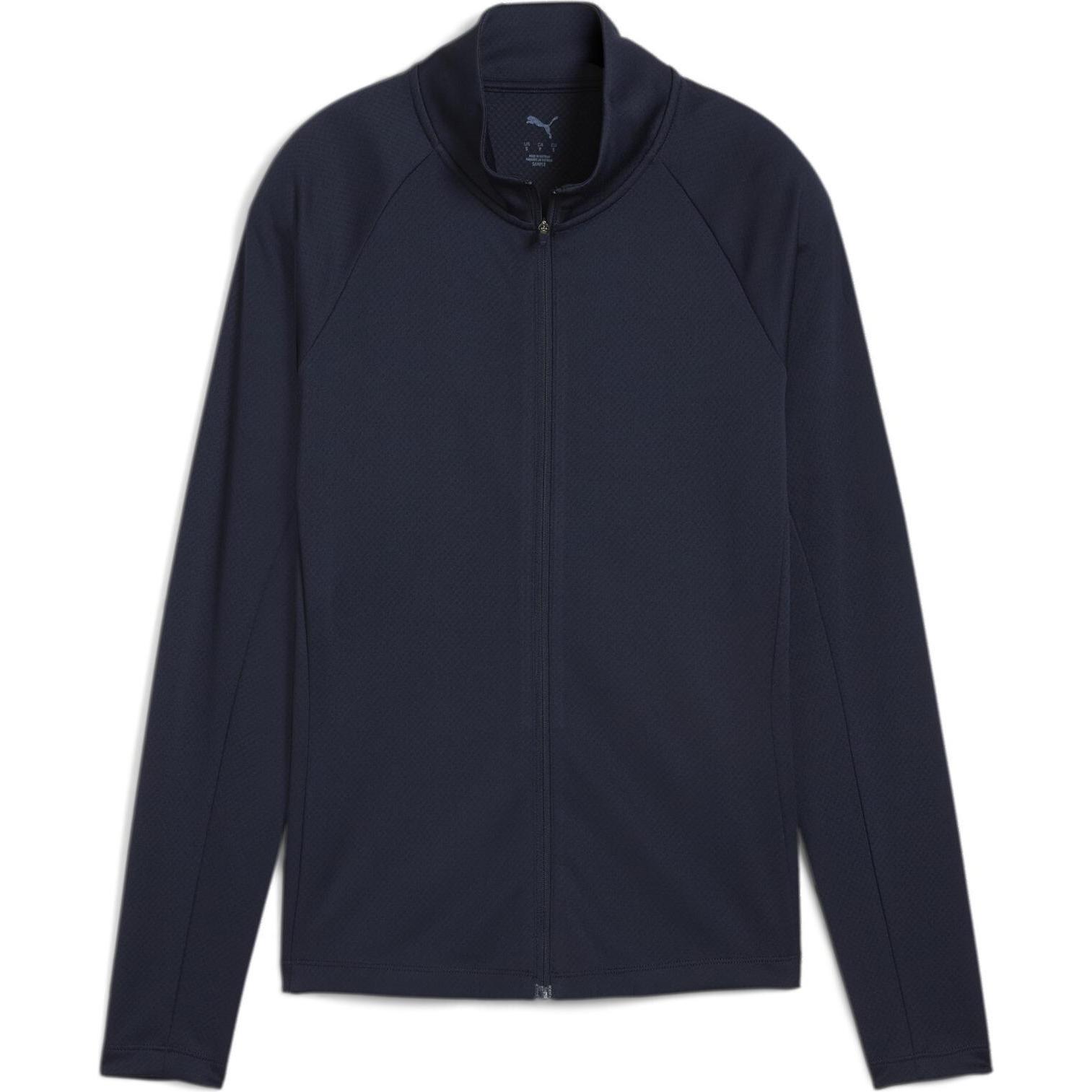 Puma, Damen, Pullover, W Lightweight Full Zip Knit, Blau, (M)