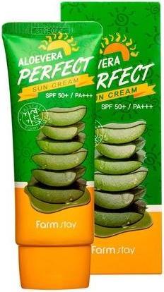 Immagine prodotto Farm Stay Farmstay Aloe Vera Perfect Sun Cream Sunscreen With Aloe Vera 70g (Crema solare, 70 g)