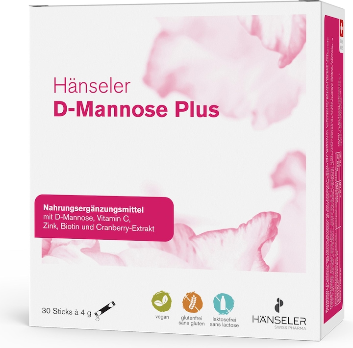 Produktbild Hänseler D-Mannose Plus Plv (30 Stück, Stift, 158 g)