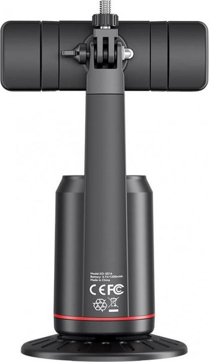 Actual product image xO holder stand 360 SS16 face tracking with light black (Smartphone)