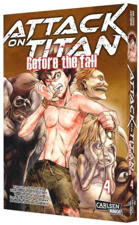 Produktbild Attack on Titan - Before the Fall, Band 4 (Deutsch, Hajime Isayama, 2016)