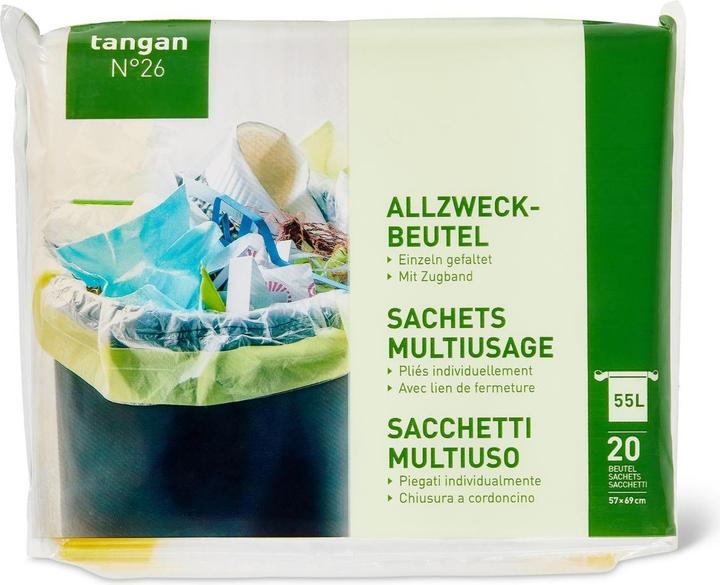 Produktbild Tangan N°26 Allzweckbeutel (20x, 55 l)