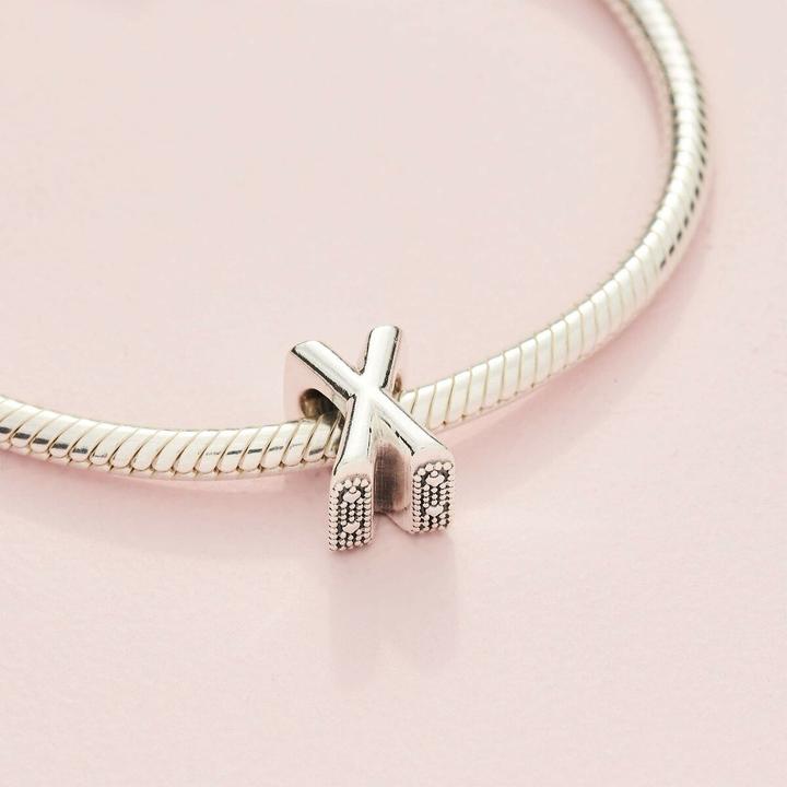 Actual product image Pandora Letter X Charm (Silver)