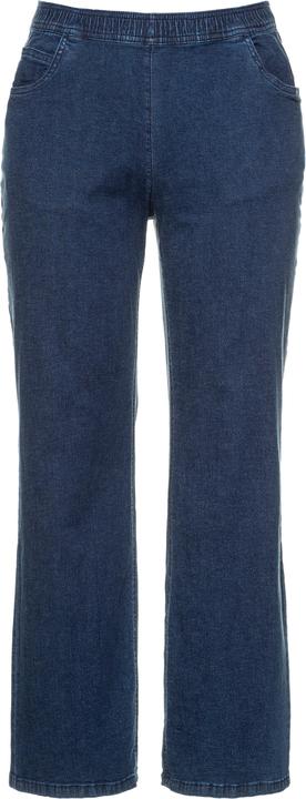 Immagine prodotto Ulla Popken Jeans modello Mary con taglio ampio e dritto a cinque tasche e cintura elastica (50)