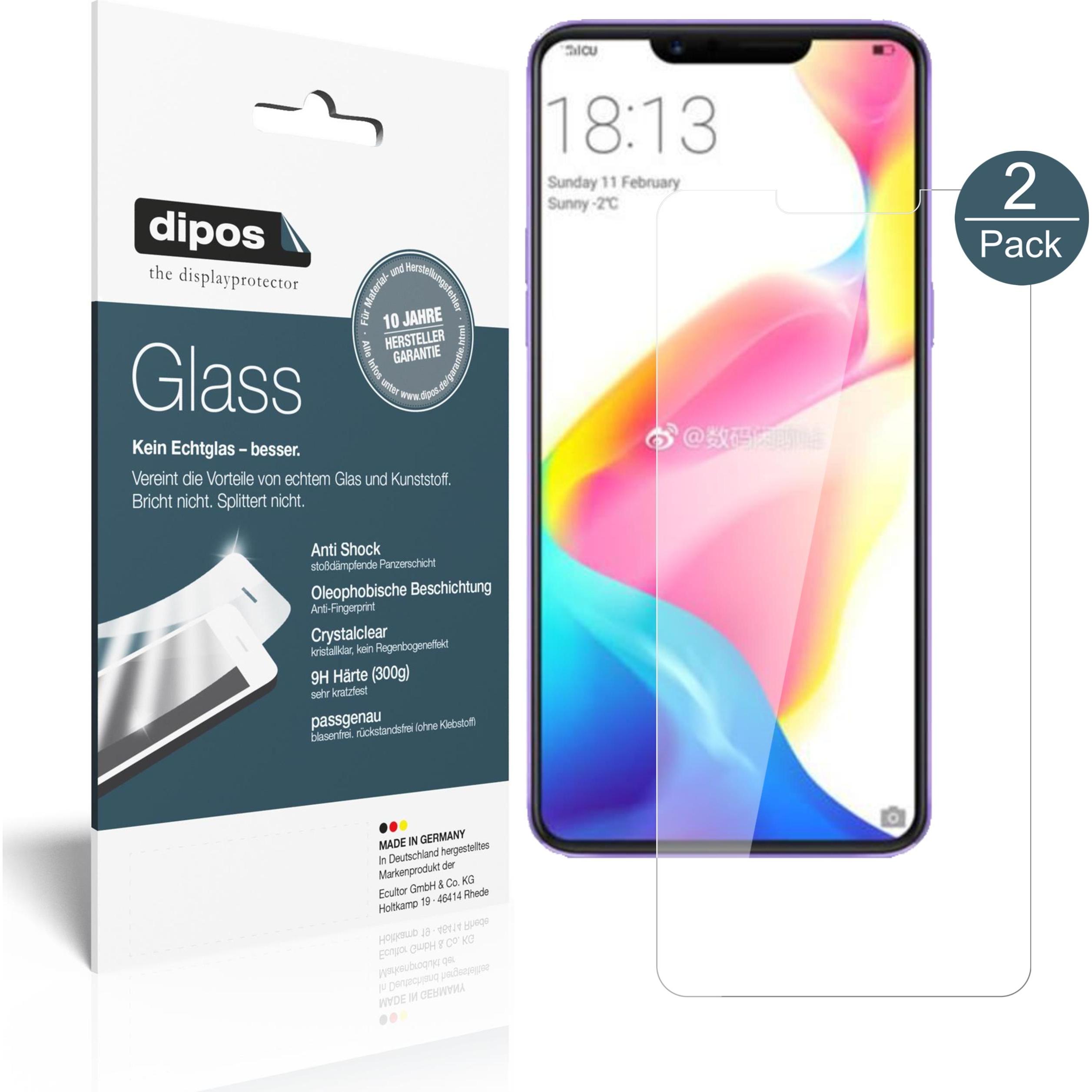 Thumbnail - Dipos Displayschutz Anti-Shock (2 Stück, Oppo R15), Smartphone Schutzfolie, Transparent