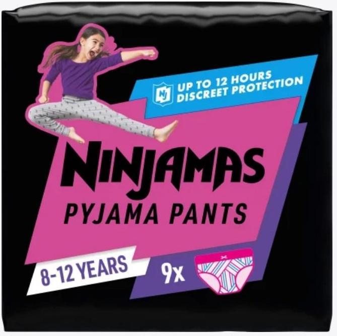 Actual product image Pampers For girls 8-12 yrs (Size L, Pack, 9 Piece)