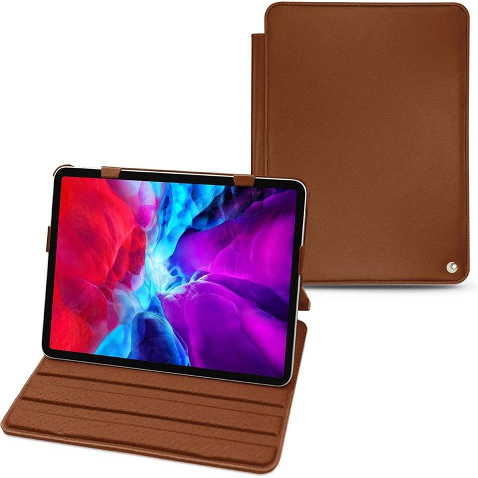 Noreve Lederschutzhülle horizontal (iPad Pro 11 2020 (2. Gen)), Tablet Hülle, Braun