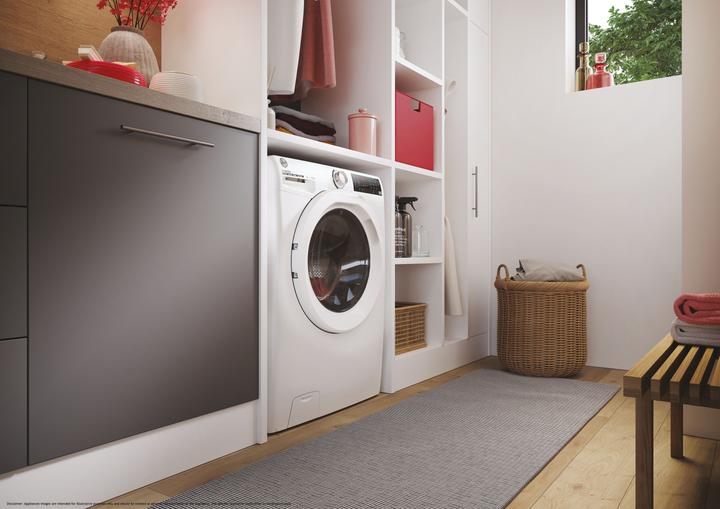 Produktbild Hoover H-WASH 350 H3WP4474TAM6/1-S Waschmaschine, wiederaufladbar (7 kg, Links)